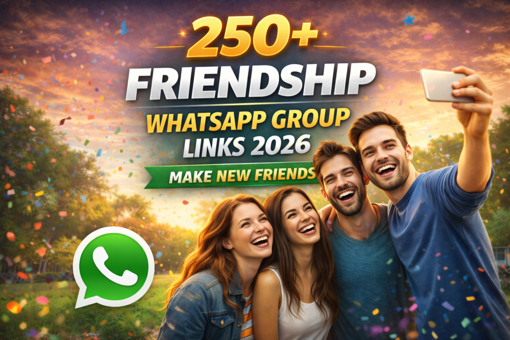 250+ Friendship WhatsApp Group Links 2026 — Make New Friends