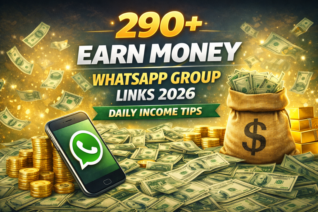 290+ Earn Money WhatsApp Group Links 2026 — Daily Income Tips