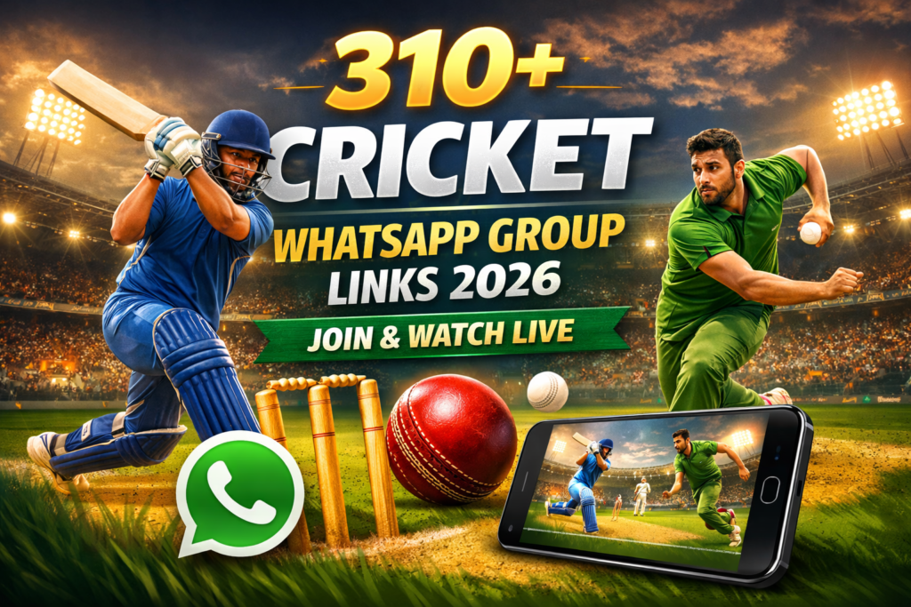 310+ Cricket WhatsApp Group Links 2026 — Join & Watch Live