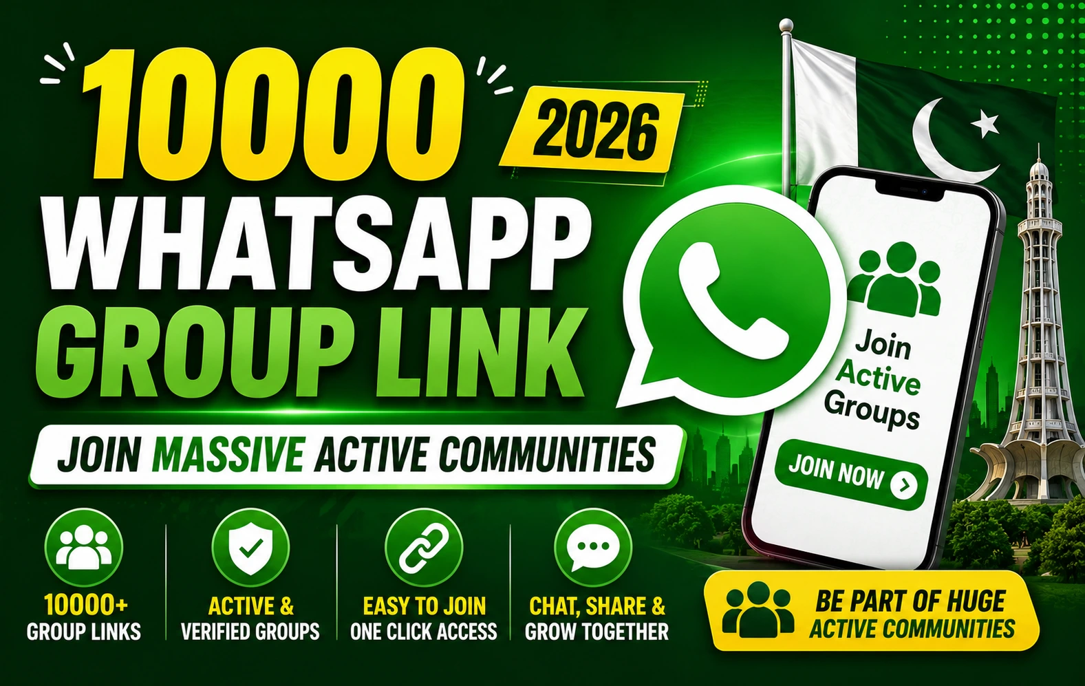 10000 WhatsApp Group Link 2026 — Join Massive Active Communities